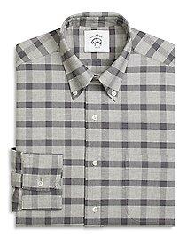 
			 Box Plaid Button-Down Shirt
		  